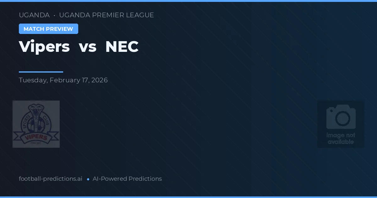 Vipers vs NEC — předpověď a náhled zápasu