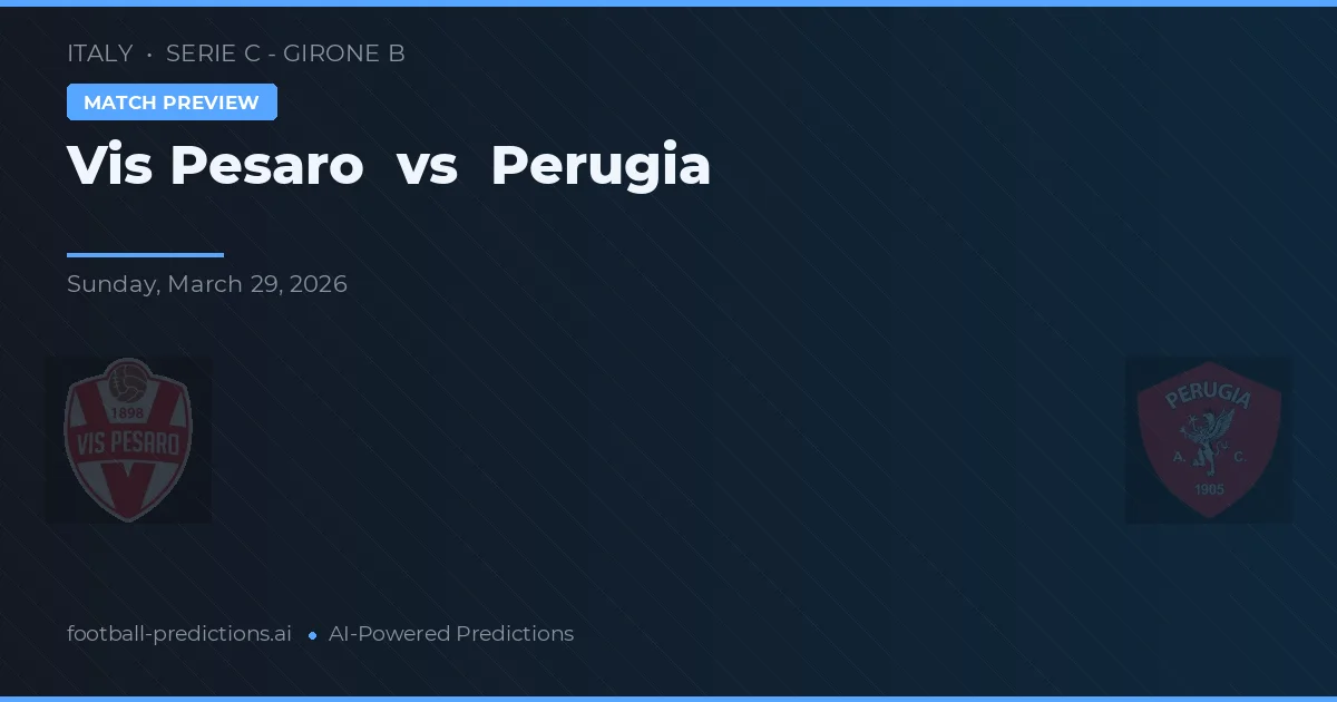 Vis Pesaro vs Perugia — předpověď a náhled zápasu