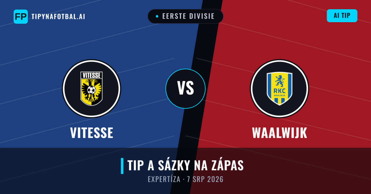 Vitesse vs Waalwijk — předpověď a náhled zápasu