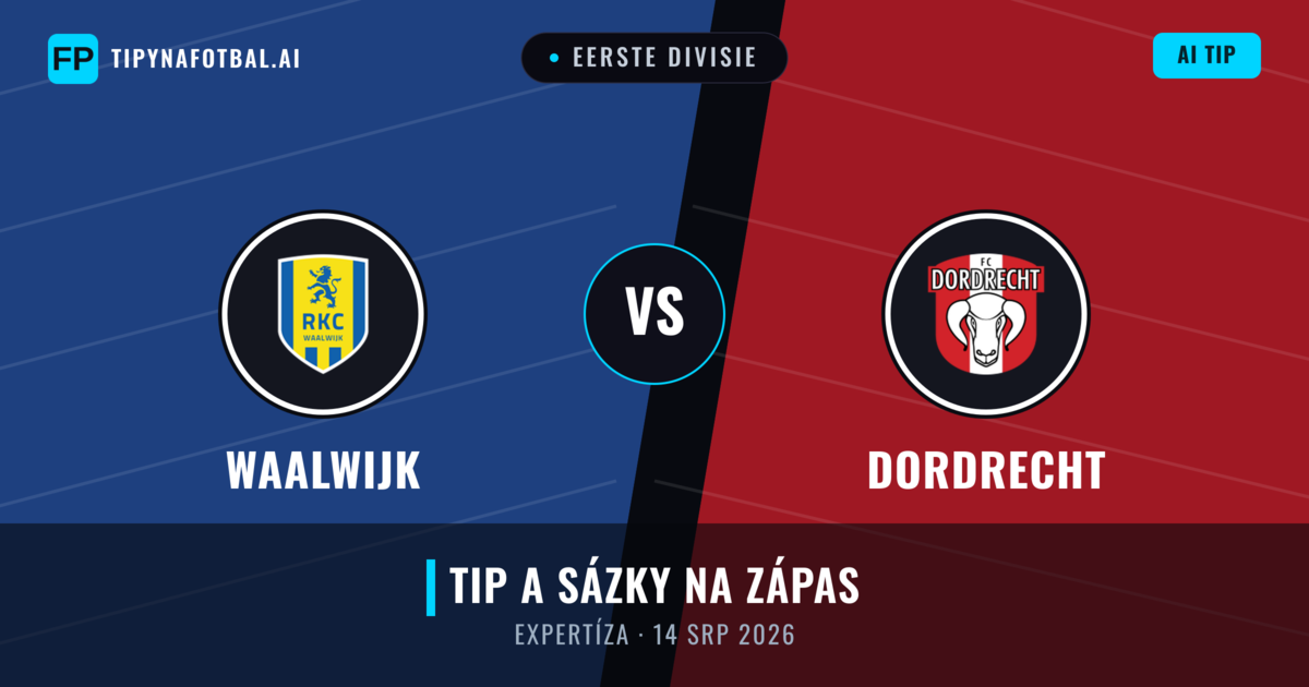 Waalwijk vs Dordrecht — předpověď a náhled zápasu