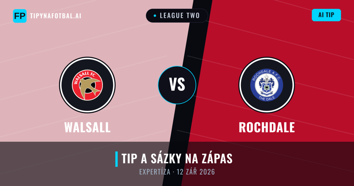 Walsall vs Rochdale — předpověď a náhled zápasu