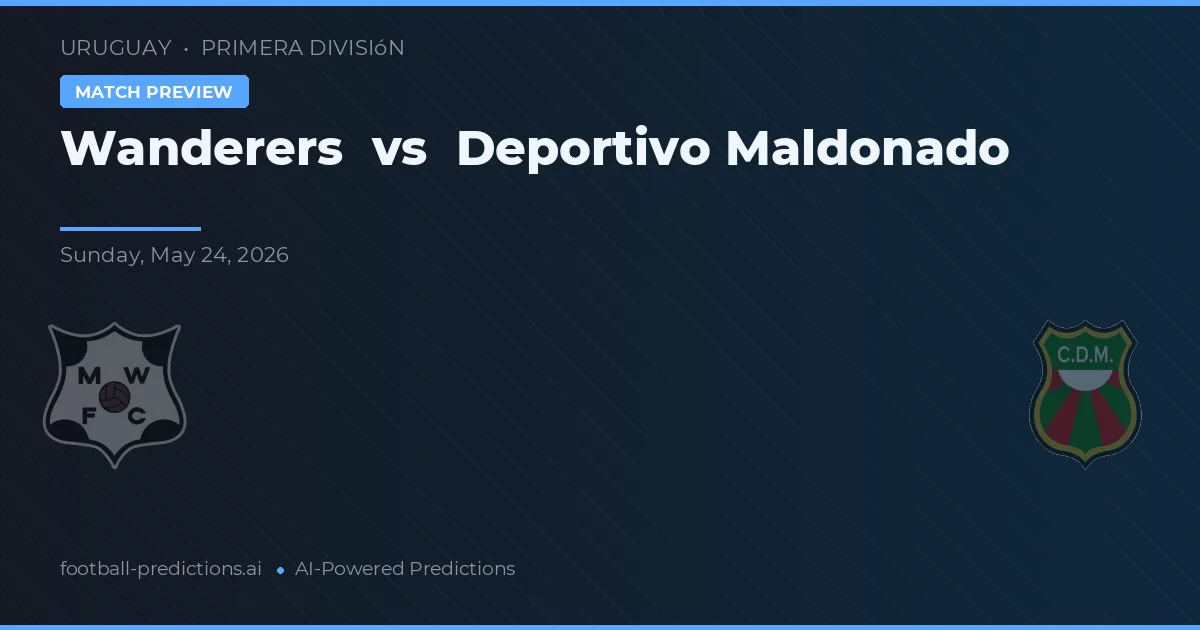 Wanderers vs Deportivo Maldonado — předpověď a náhled zápasu
