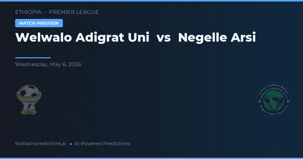 Welwalo Adigrat Uni vs Negelle Arsi preview
