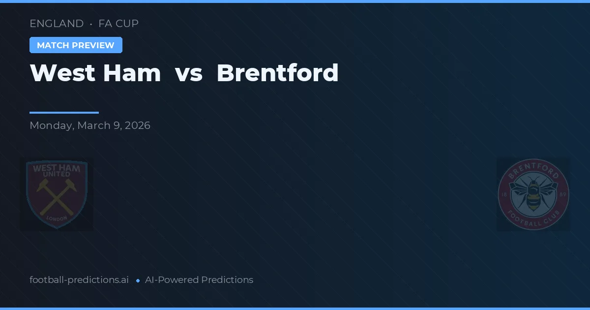 West Ham vs Brentford — předpověď a náhled zápasu