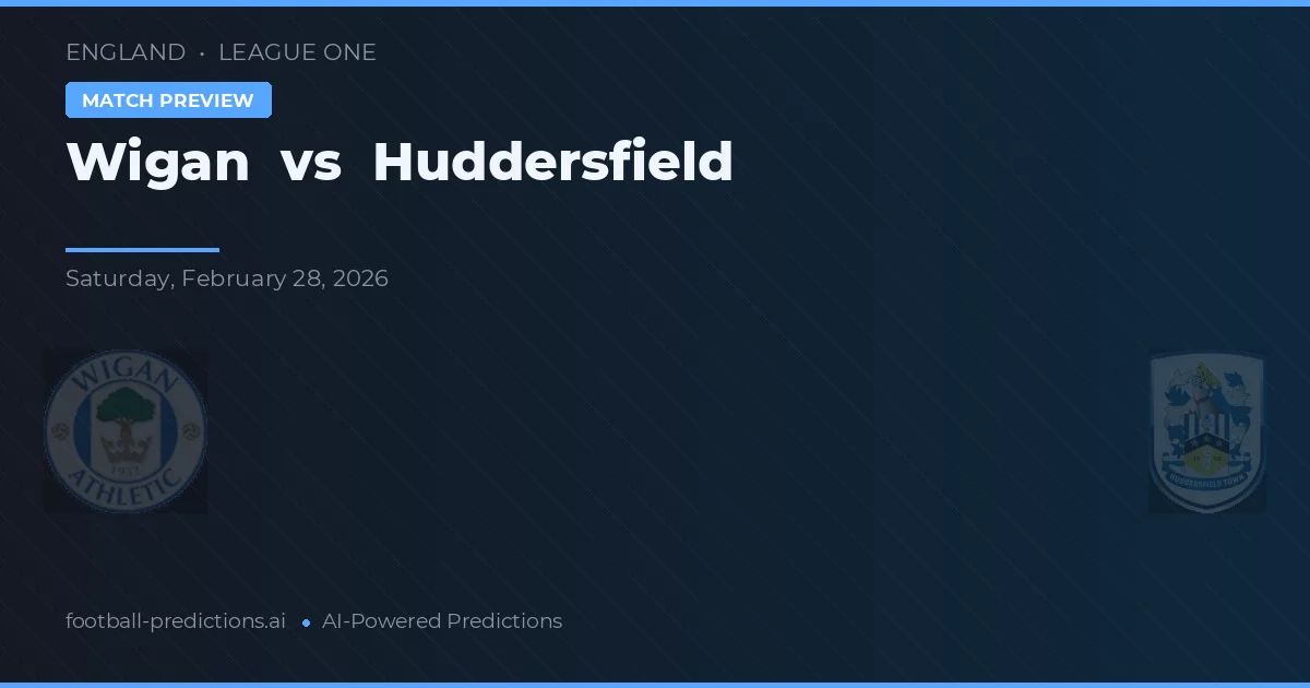 Wigan vs Huddersfield — předpověď a náhled zápasu