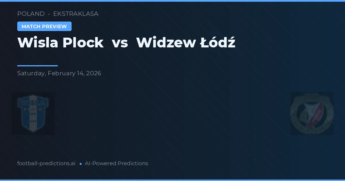 Wisła Płock vs Widzew Łódź — předpověď a náhled zápasu