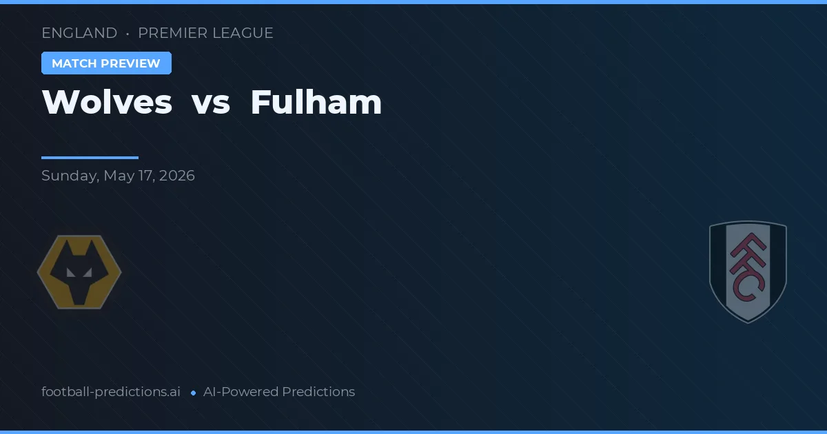Wolves vs Fulham — předpověď a náhled zápasu