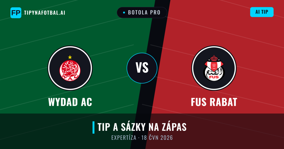 Wydad AC vs FUS Rabat — předpověď a náhled zápasu