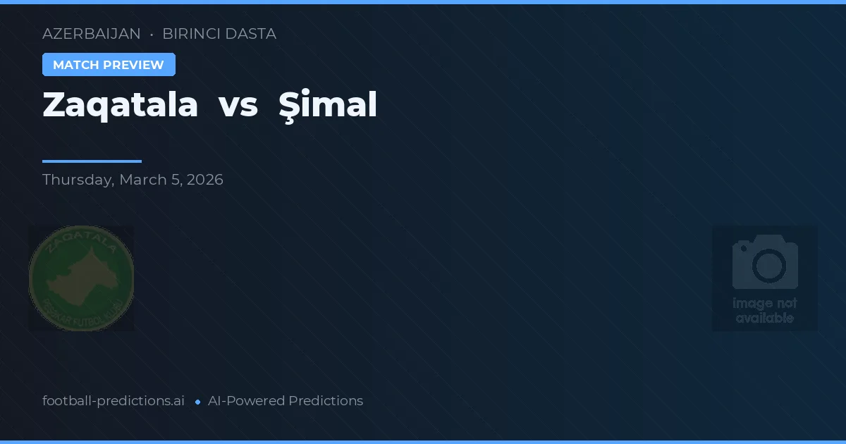 Zaqatala vs Şimal — předpověď a náhled zápasu