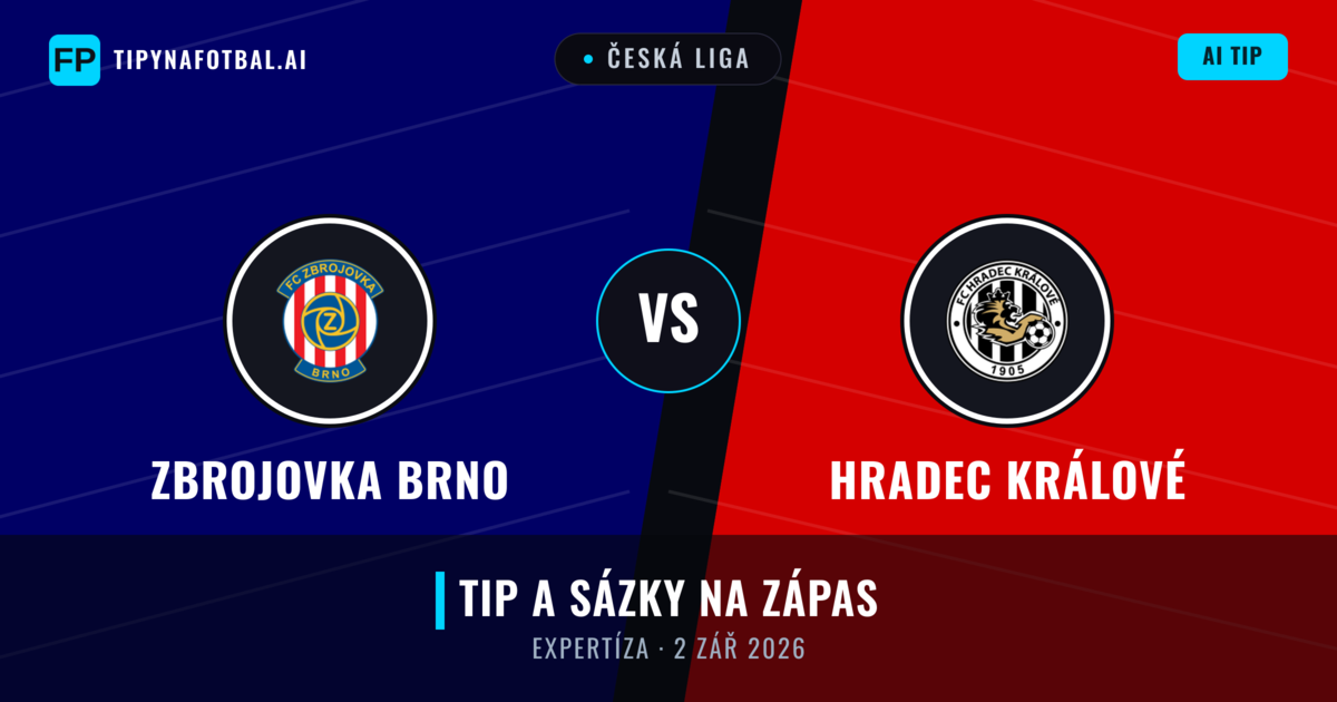 Zbrojovka Brno vs Hradec Králové — předpověď a náhled zápasu