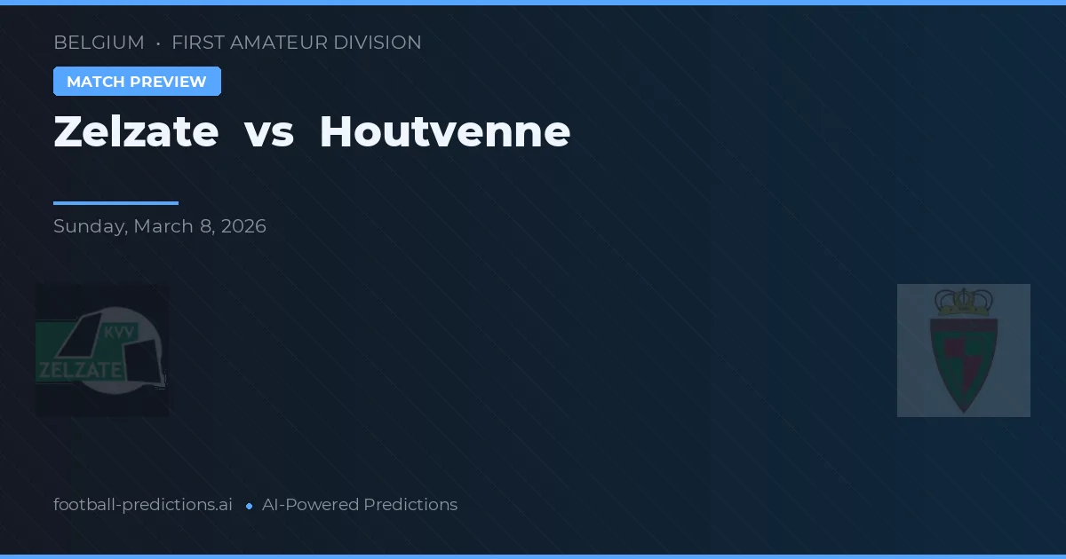 Zelzate vs Houtvenne — předpověď a náhled zápasu