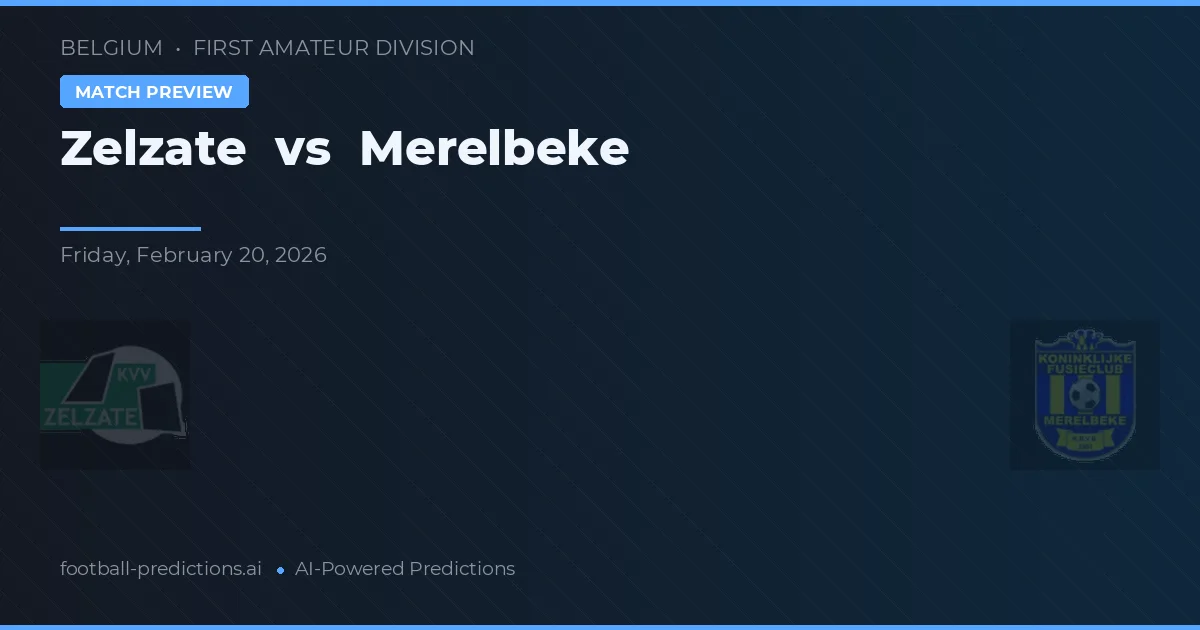 Zelzate vs Merelbeke — předpověď a náhled zápasu