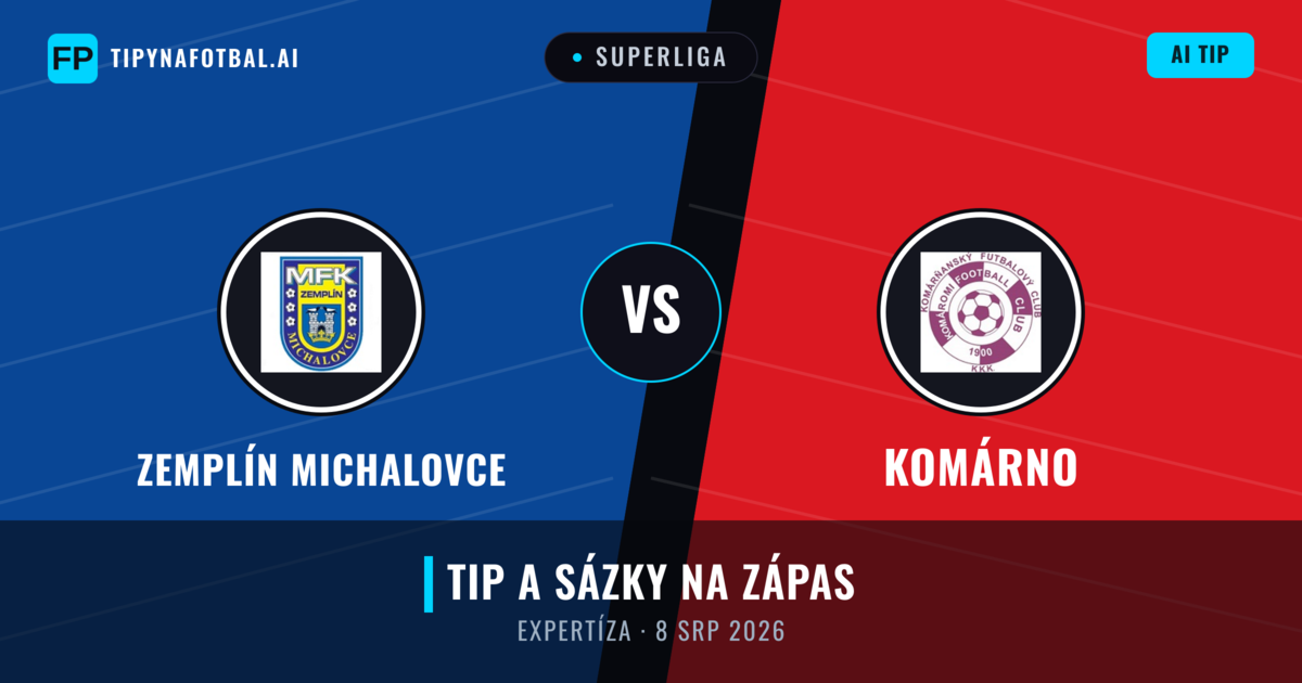 Zemplín Michalovce vs Komárno — předpověď a náhled zápasu