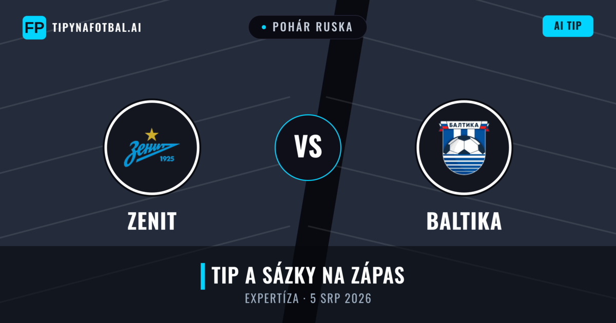 Zenit vs Baltika — předpověď a náhled zápasu