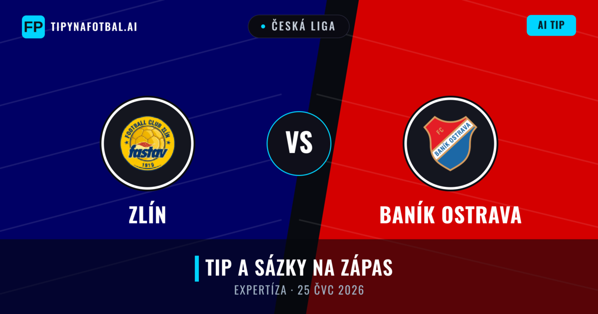 Zlín vs Baník Ostrava — předpověď a náhled zápasu