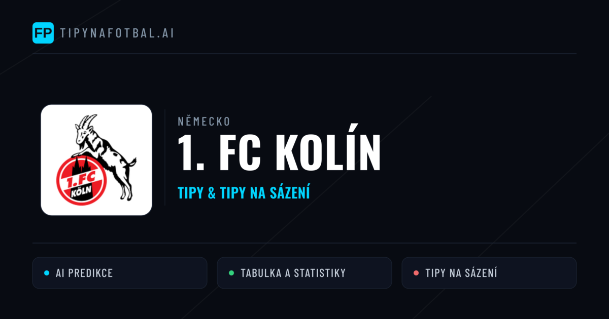 1. FC Kolín Tipy a statistiky