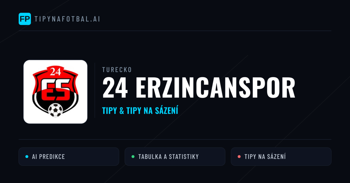 24 Erzincanspor Tipy a statistiky