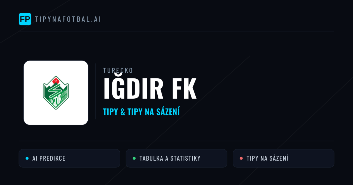 Iğdır FK Tipy a statistiky