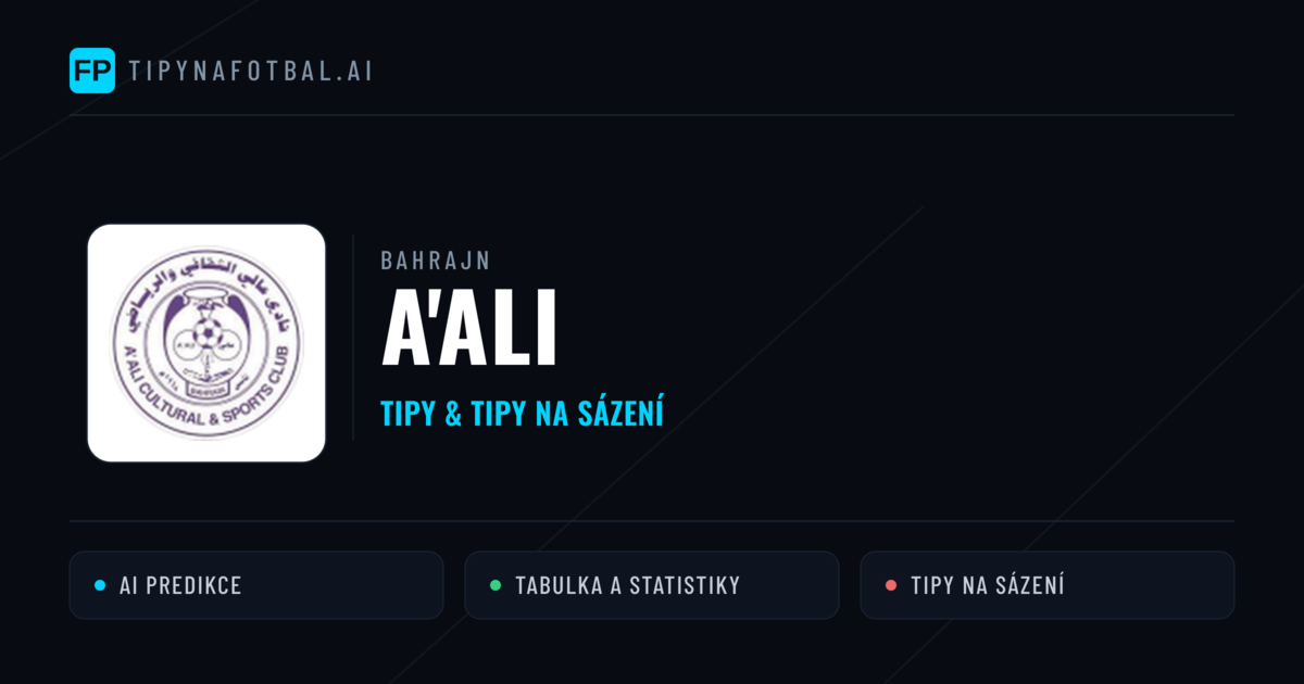 A'Ali Tipy a statistiky