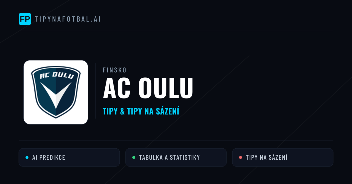 AC Oulu Tipy a statistiky