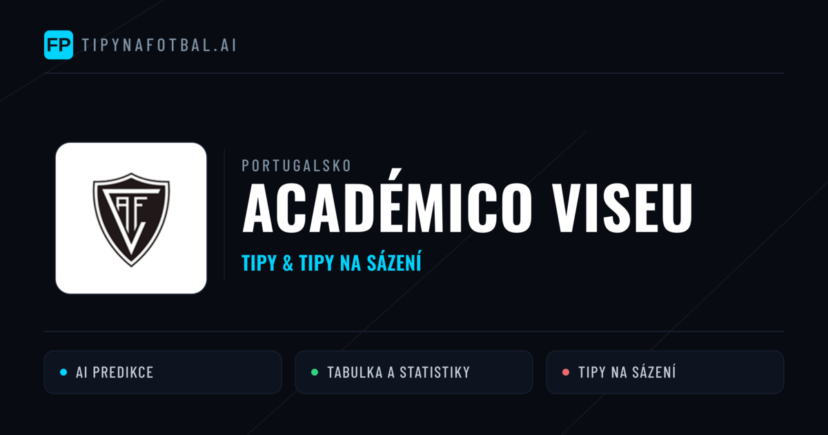 Académico Viseu Tipy a statistiky