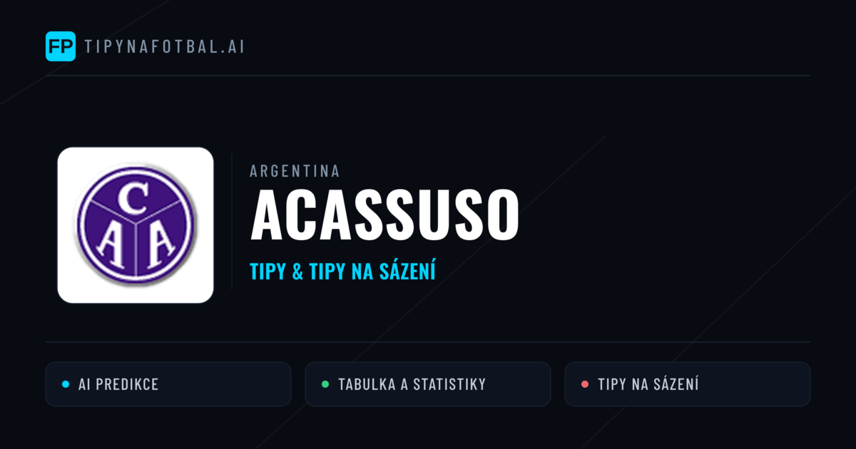 Acassuso Tipy a statistiky