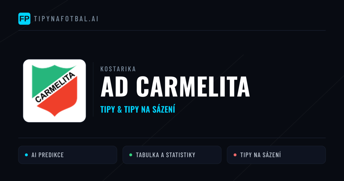 AD Carmelita Tipy a statistiky
