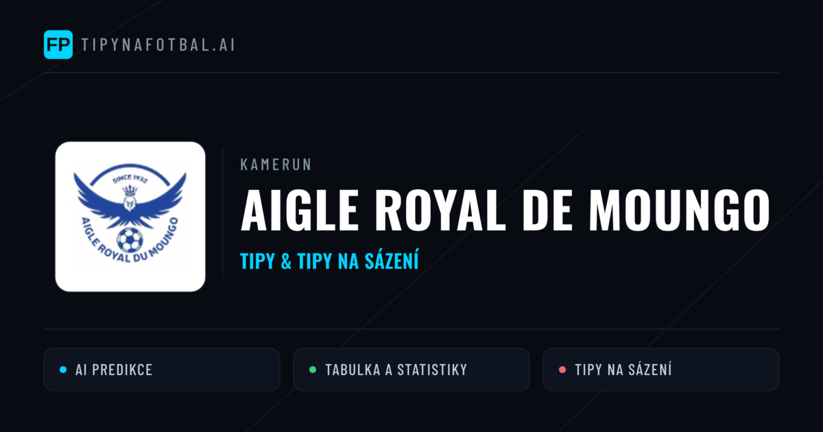 Aigle Royal de Moungo Tipy a statistiky