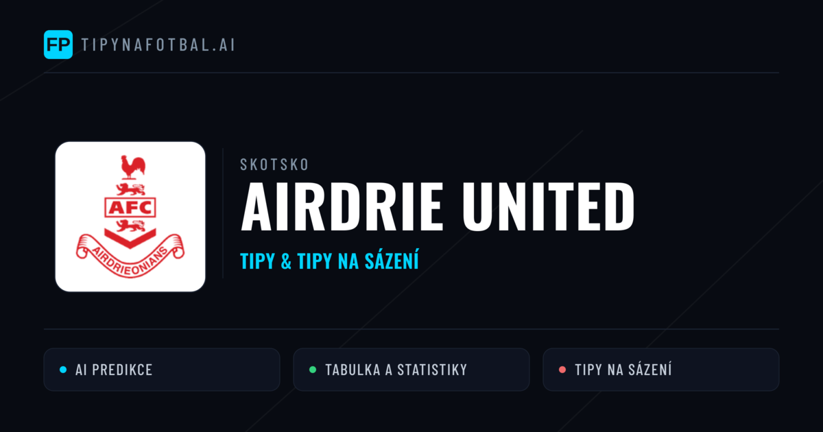 Airdrie United Tipy a statistiky