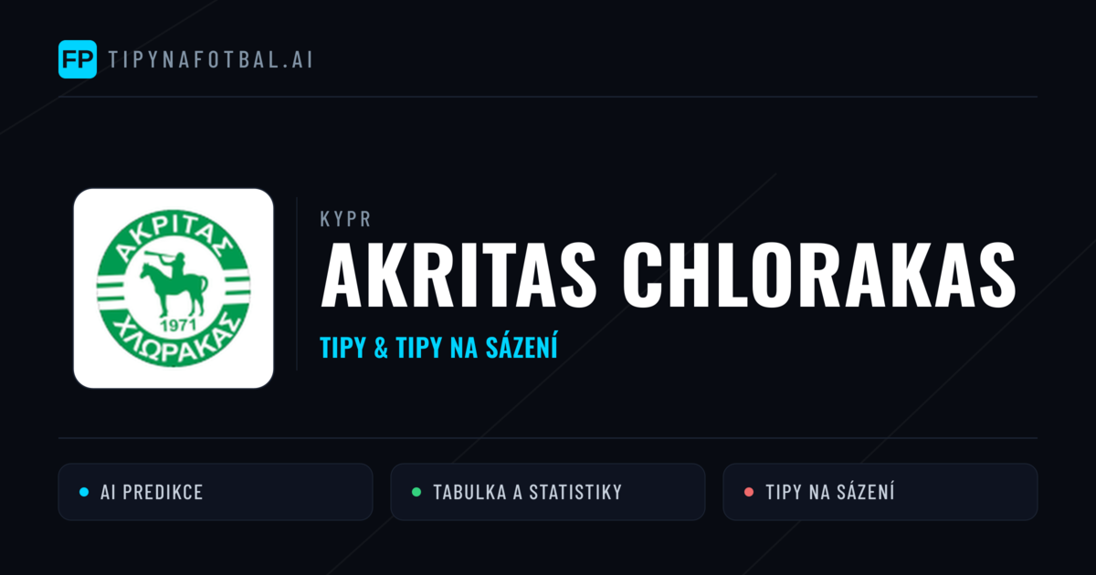 Akritas Chlorakas Tipy a statistiky