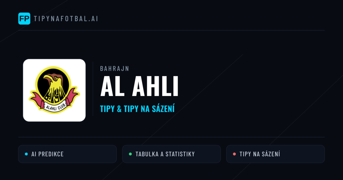 Al Ahli Tipy a statistiky