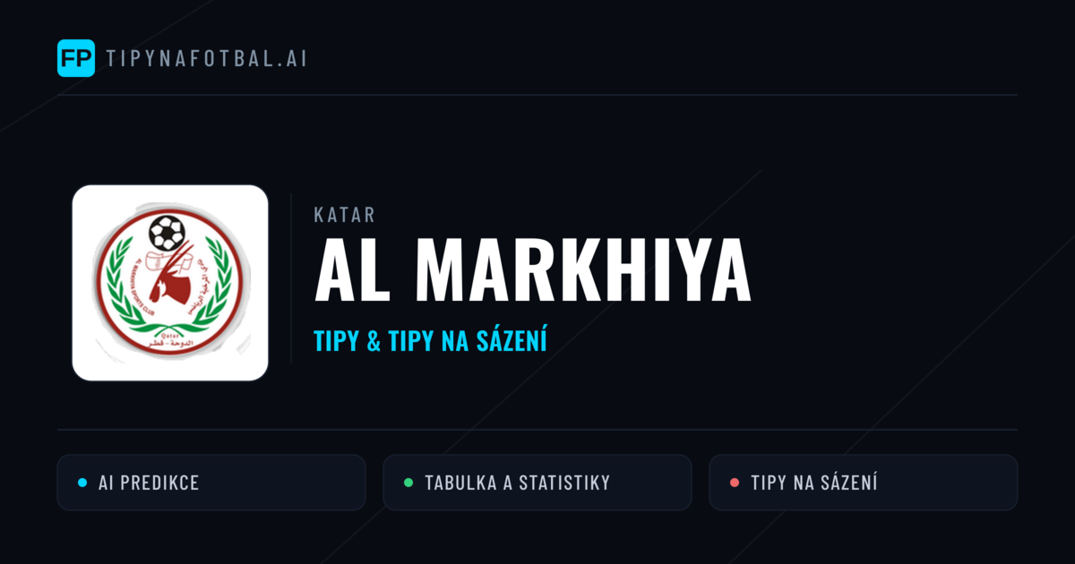 Al Markhiya Tipy a statistiky