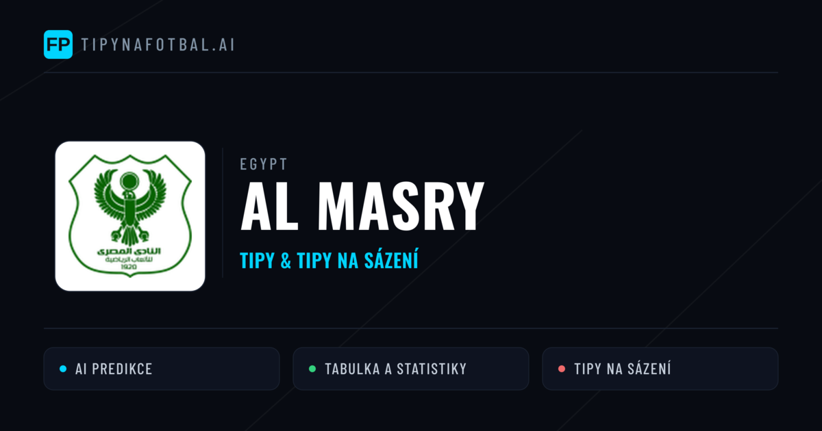 AL Masry Tipy a statistiky