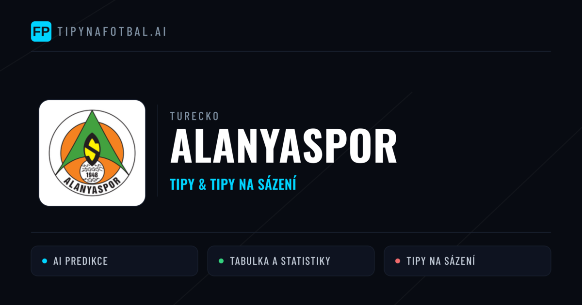 Alanyaspor Tipy a statistiky