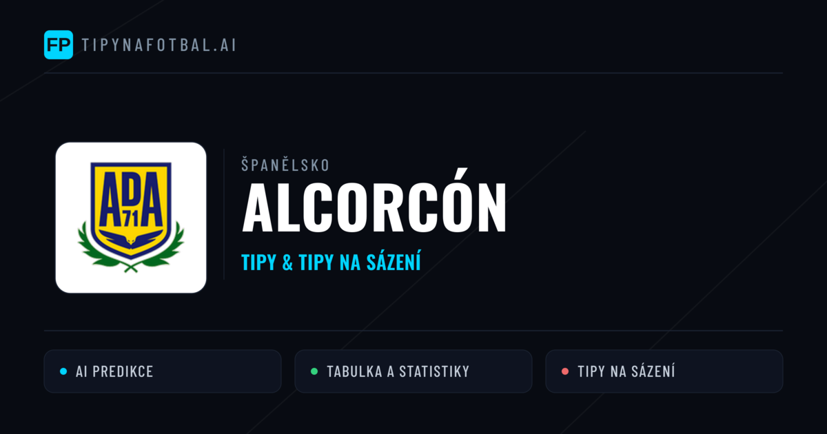 Alcorcón Tipy a statistiky