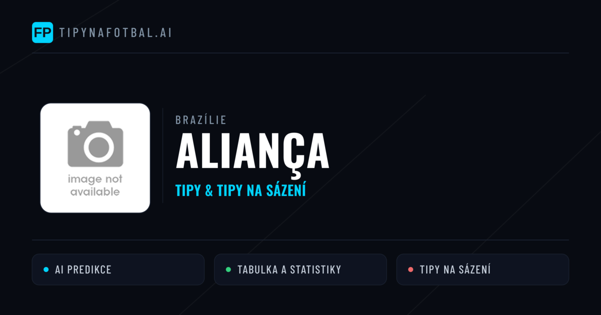Aliança Tipy a statistiky