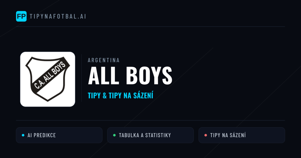 All Boys Tipy a statistiky