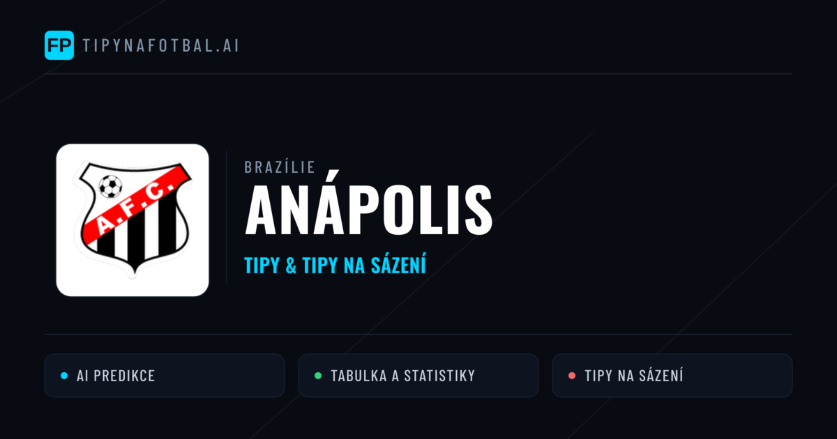 Anápolis Tipy a statistiky