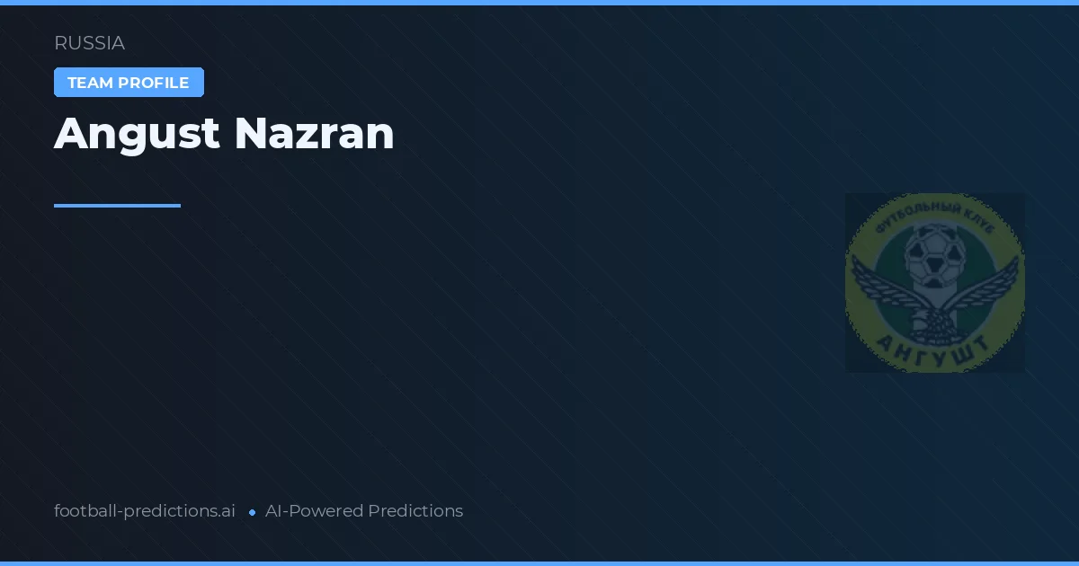 Angust Nazran Tipy a statistiky
