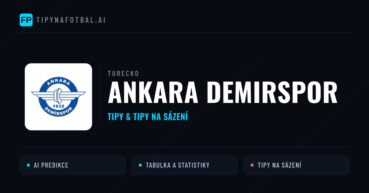 Ankara Demirspor Tipy a statistiky