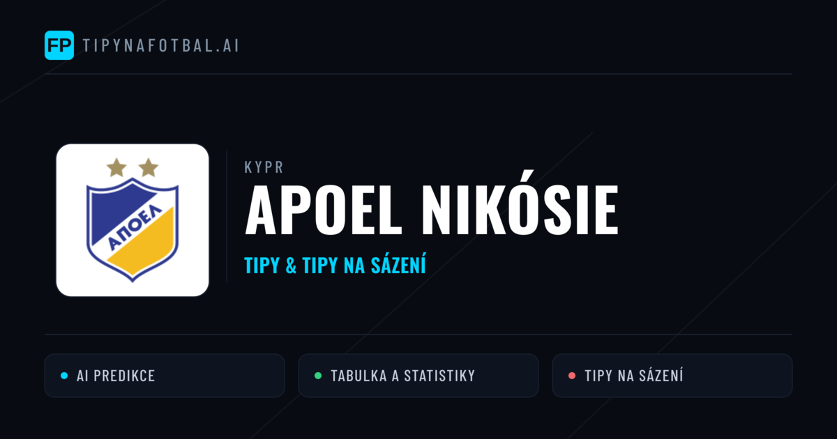 Apoel Nikósie Tipy a statistiky