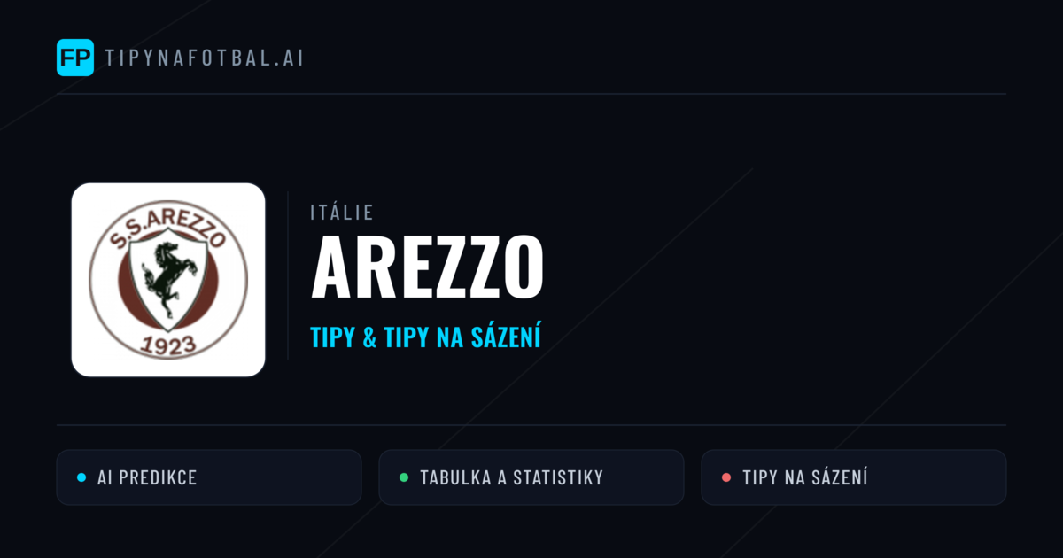 Arezzo Tipy a statistiky