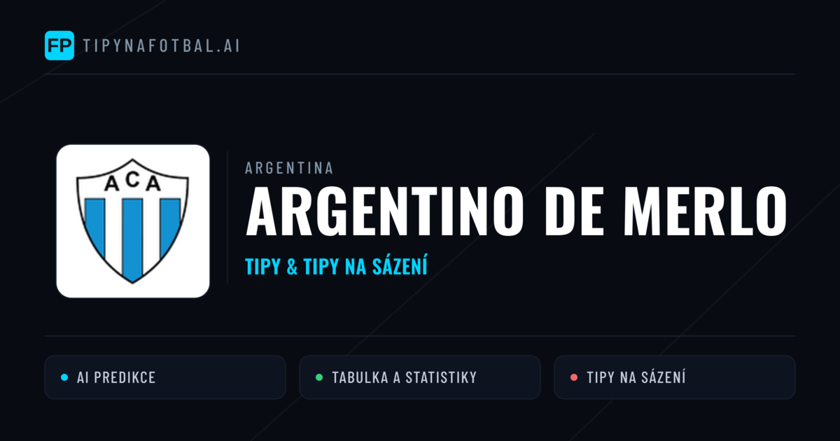 Argentino de Merlo Tipy a statistiky