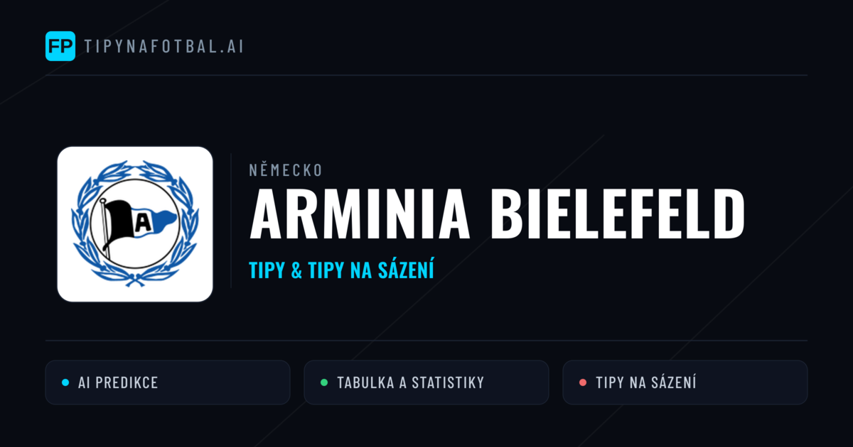 Arminia Bielefeld Tipy a statistiky