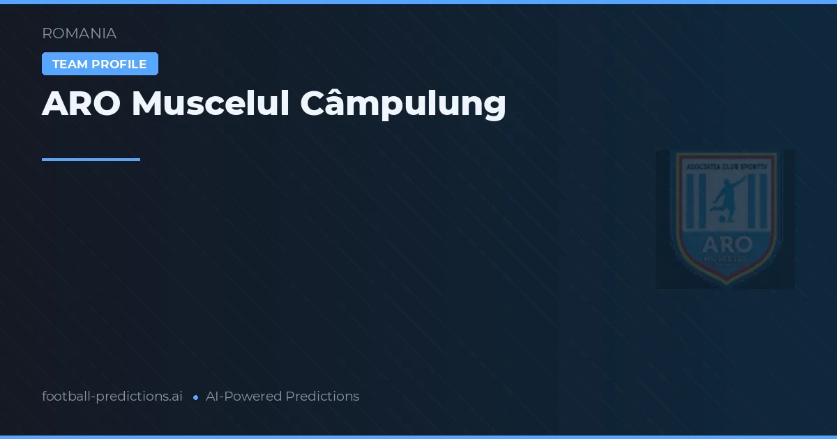 ARO Muscelul Câmpulung Tipy a statistiky