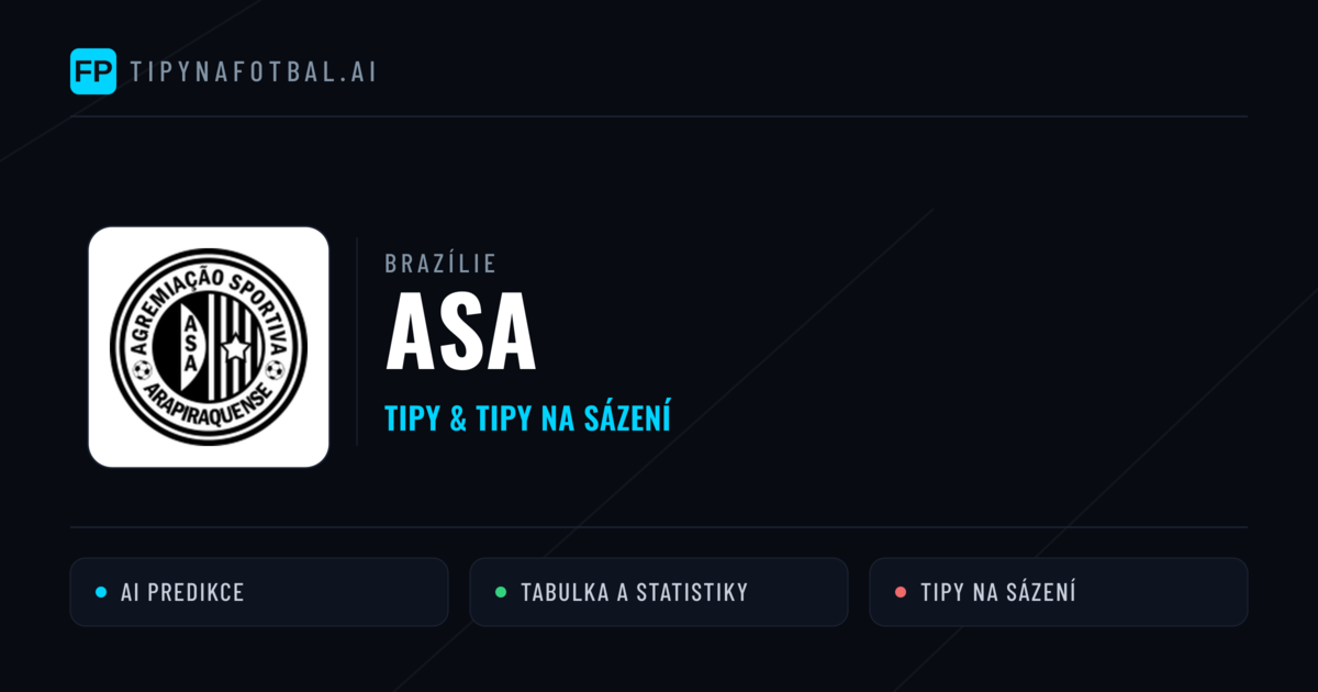 ASA Tipy a statistiky