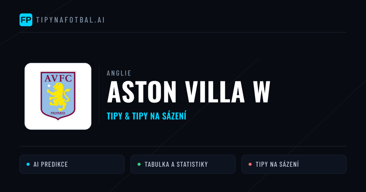 Aston Villa W Tipy a statistiky