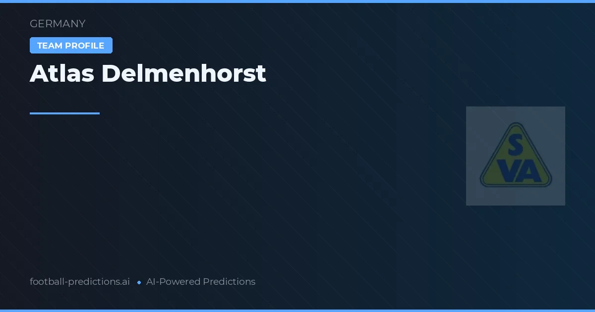 Atlas Delmenhorst Tipy a statistiky