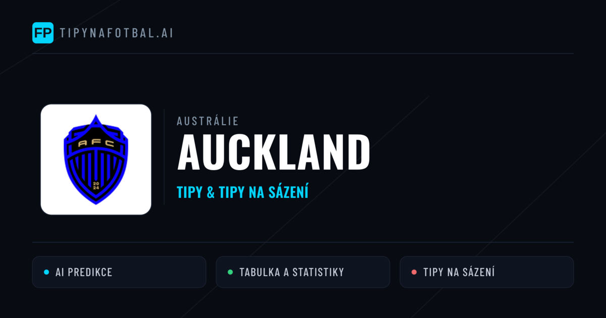 Auckland Tipy a statistiky