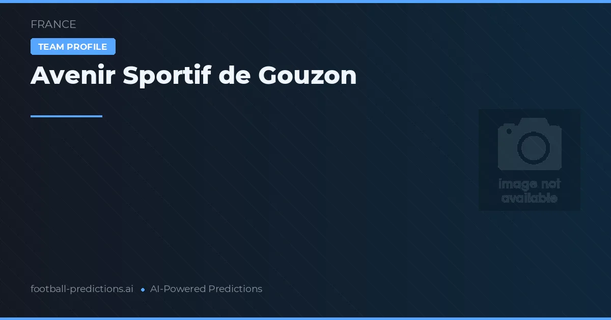 Avenir Sportif de Gouzon Tipy a statistiky
